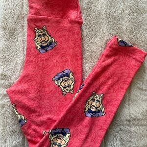 Miss Piggy Lularoe Childs Leggings